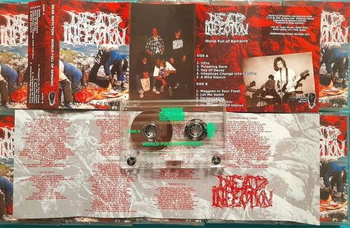 Dead Infection Start Human Slaughter, World of Human Remains MC Cassette Carcass - Picture 12 of 13