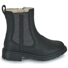 BNIB Clarks Toddler Girls ASTROL ORIN T Black Leather Boots