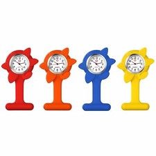 FOB Nurse Watch Clip on Brooch Silicone Case Quartz Analog Watch Doctor Women