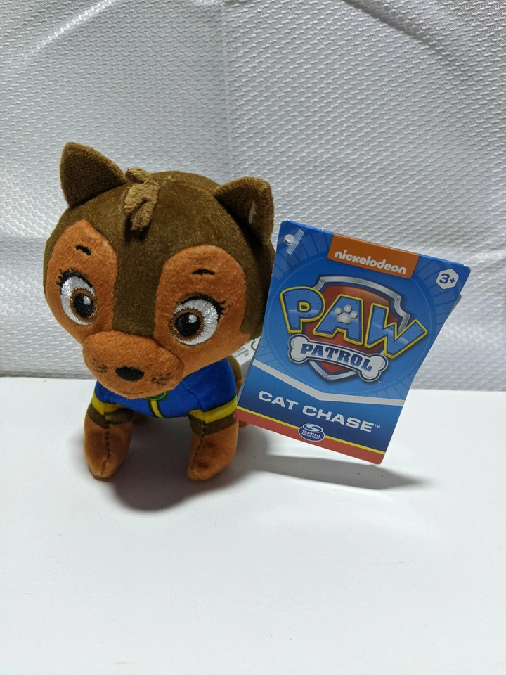 Paw Patrol 4 inch Mini Plush Pup New Sweetie Tracker Everest Cat Chase NWT - Image 2 of 4