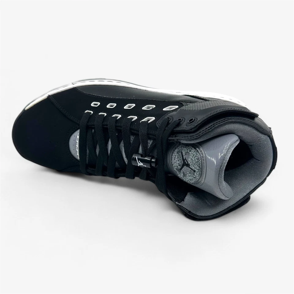 Zapatilla deportiva Jordan Ol' School negra blanca gris fresca para hombre Foto 4 de 4