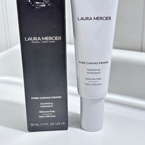 Neu Laura Mercier Pure Canvas Grundierung feuchtigkeitsspendend volle Größe 50 ml/1,7 Unzen - Bild 2 von 4