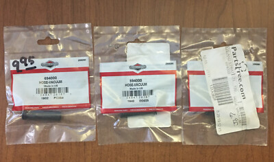 NEW BRIGGS AND STRATTON VACUUM HOSE 694000 Lot Of 3 | eBay