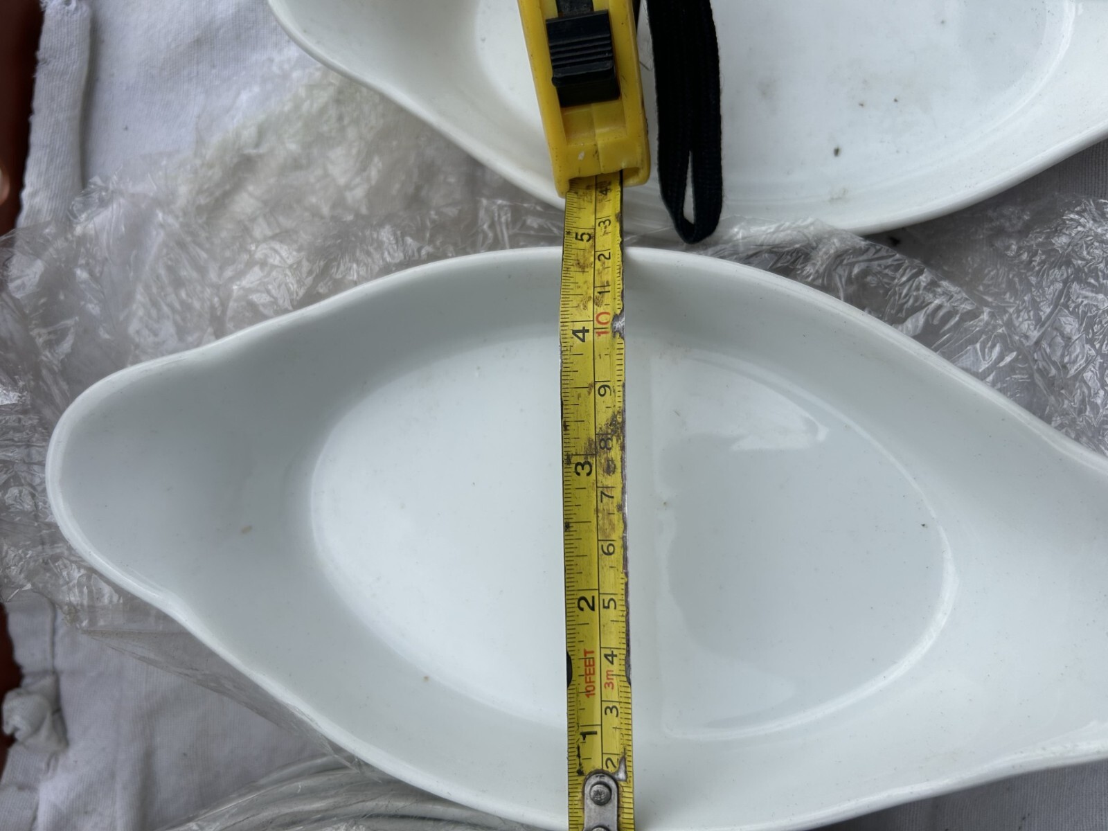 Plato gratinado blanco