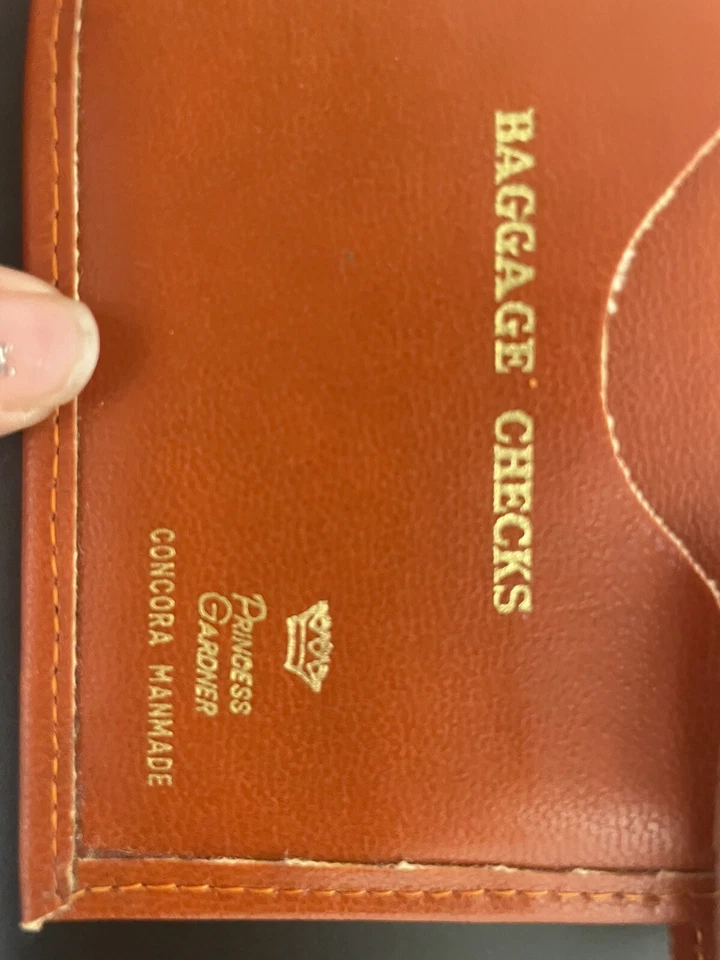 Vintage SWANK Travelers Wallet Brown Genuine Pigskin Leather 4.5" x 5.5" EUC - Image 4 of 4