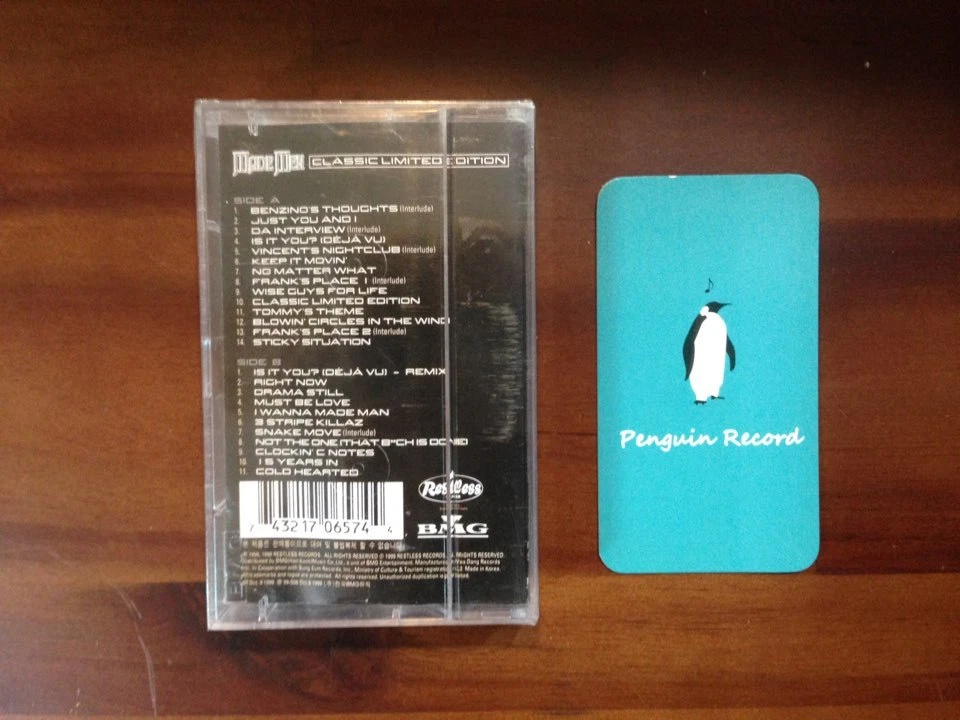 MADE MEN - CLASSIC LIMITED EDITION CASSETTE TAPE KOREA EDITION SEALED - Image 3 of 3