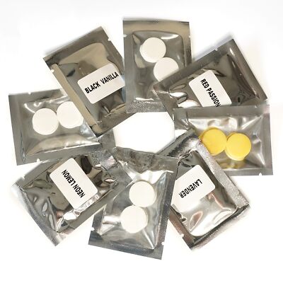 8 Pack Car Air Vent Clip Freshener Refills Solid Fragrance Replacement Pads w...