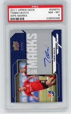 2011 UPPER DECK MLS WPS MARKS TOBIN HEATH PSA AUTO AUTOGRAPH USA USWNT WORLD CUP