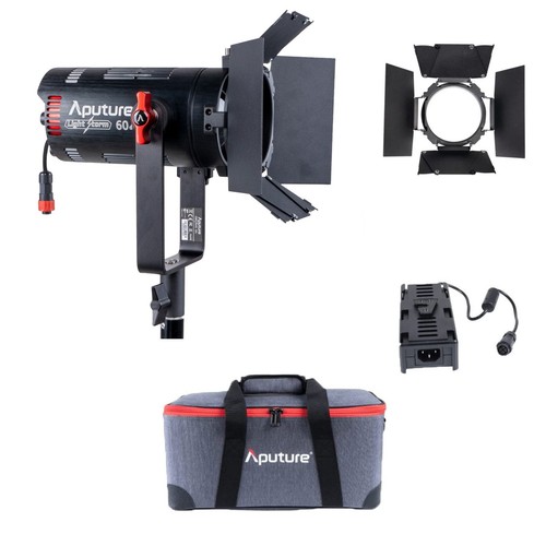 Aputure LS 60d LED Video Light 60W 5600k Daylight Focusing Light + C Stand Bag - Picture 2 of 11