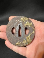 铁1800-1849 年日本刀镡| eBay