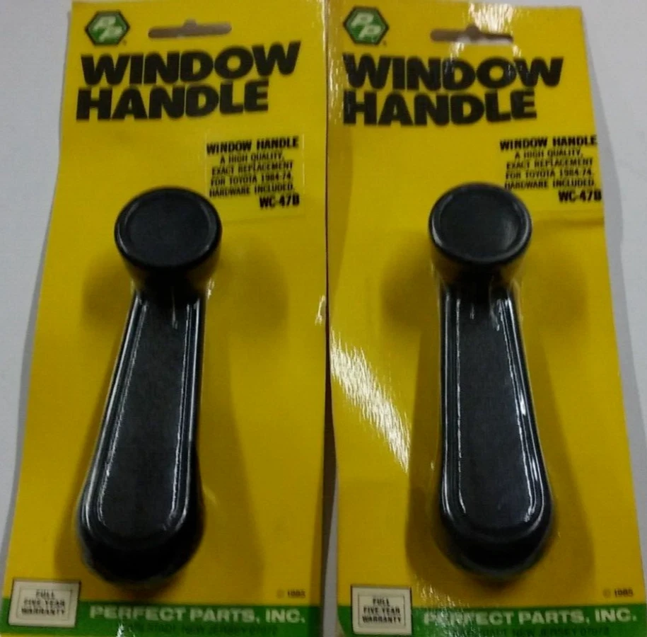 2- Manija(s) de manivela de ventana OER de piezas perfectas para camioneta Toyota Corolla 1973-2017 Foto 3 de 3