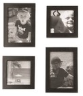 Click & Fix DIY Bilderrahmen 4er Set schwarz Galerie Fotorahmen Bildergalerie