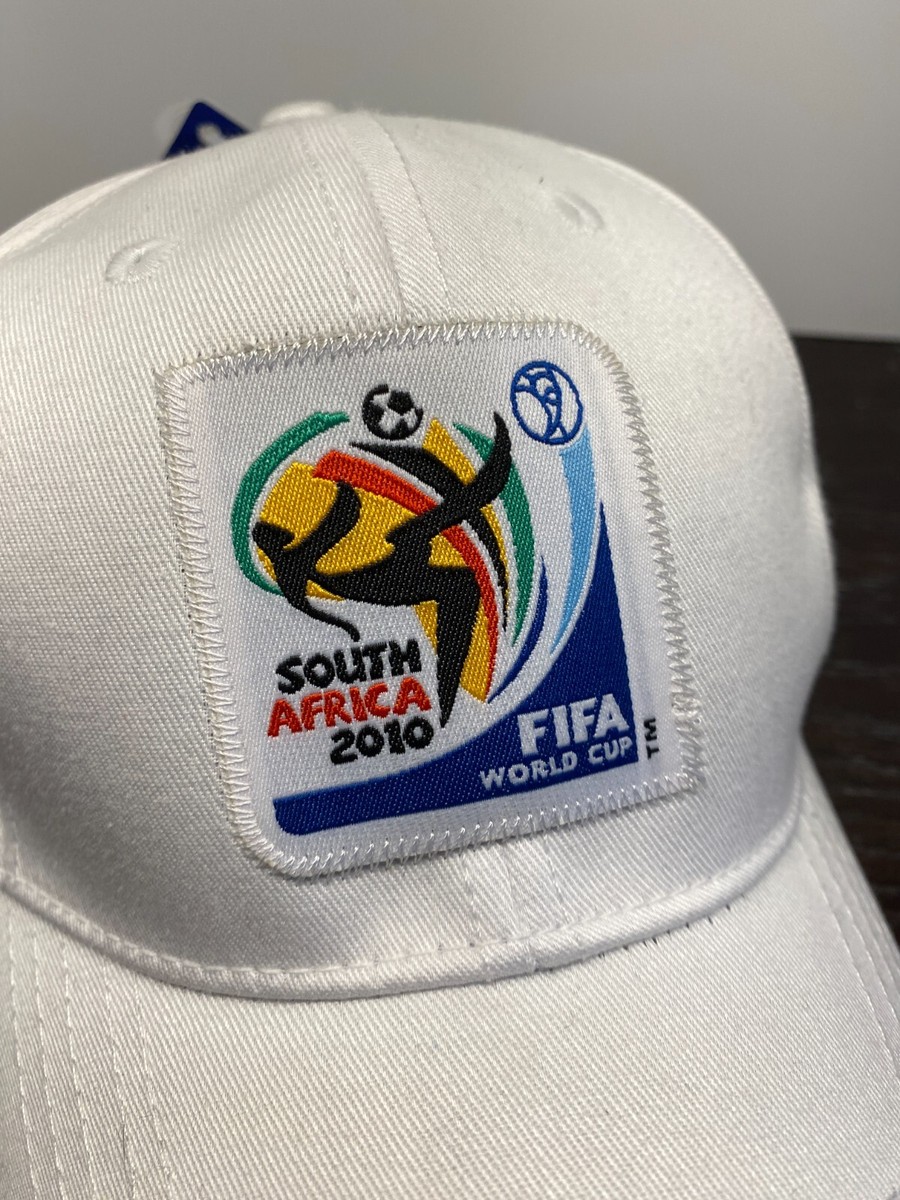 Fifa World Cup 2010 Hat Adult One Size White Adjustable