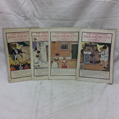 Vintage 1912-13 Children's Activity Booklets Adventures of Jack