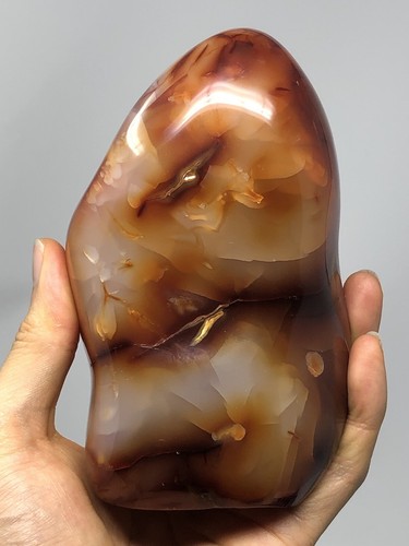 Carnelian Polished Freeform 2LBS 4.1oz! Large Beautiful Piece! A+ N40 - Picture 6 of 12