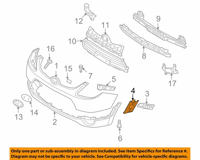 HYUNDAI OEM Veracruz Front BumperBumper Cover Side Bracket RH