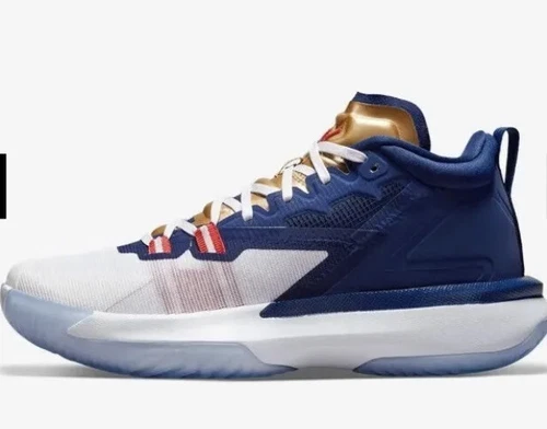 Nike UNISEX Air Jordan Zion 1 Blue Void White Herren UK5 US5,5 EUR38 DA3130 401