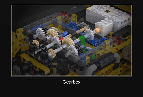 CaDA Excavator - Full Function 1702 Pieces Brick Model Kit C61082W - Picture 17 of 24