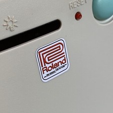 Custom Vintage ROLAND MT-32 SC-55 Computer Case Badge FLAT Sticker Retro PC