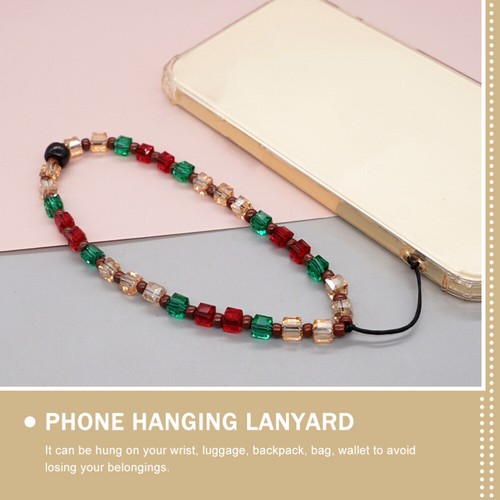 Crystal Beaded Mobile Phone Rope Wrist Lanyard for Cellphone Charm Strap - Zdjęcie 5 z 12