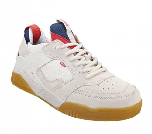Globe Tilt Evo Shoes (9) Milk / Blue / Red - Picture 1 of 1