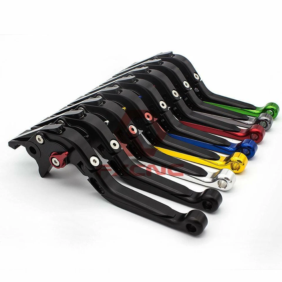 Palanca de embrague de freno plegable y extensible chorro de arena para Ducati GT 1000 S2R 1000 748/750SS Foto 4 de 4