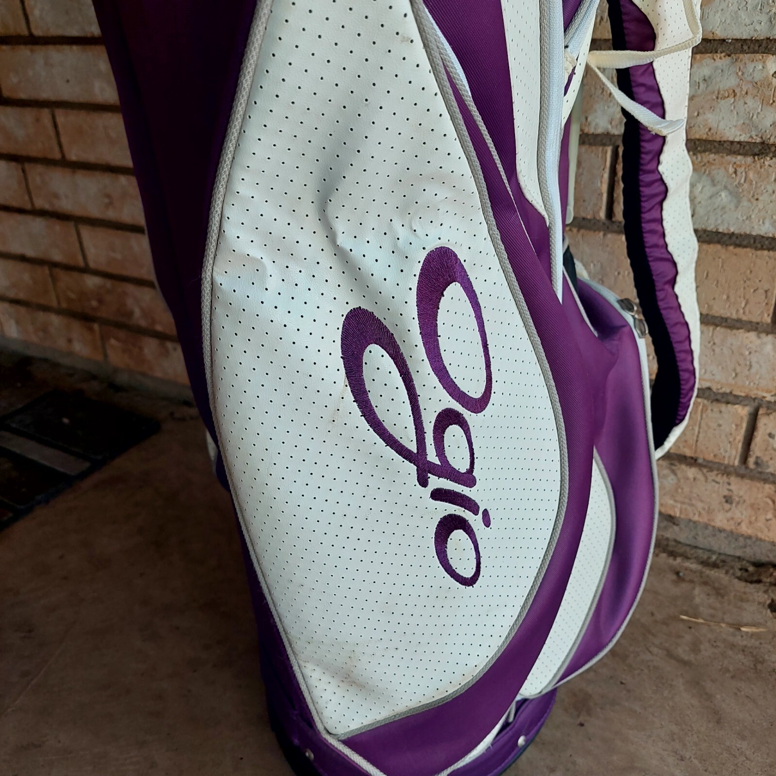 Ogio Uniter Club Management System Women's Leather Trim White/ Purple