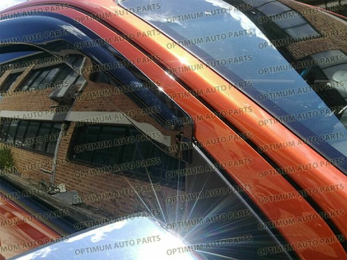 Bonnet protector & Weather shield Window Visors to suit Isuzu DMAX 2017-2020 - Picture 8 of 10