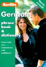 German Phrase Book (Berlitz Phrase Book & Dictionary: Arabic) - Paperback - GOOD