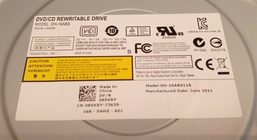 Graveur DVD PC DELL OPTIPLEX 3020 SATA NOIR DH-16BS / 085KRY / 85KRY - Photo 3/3