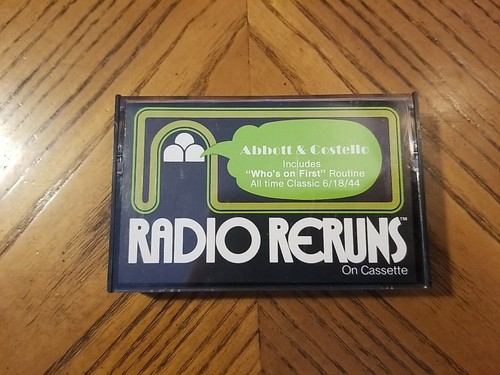 Radio Reruns Radio Reruns Abbott & Costello Who's on First Cassette 1979 Includes ...
