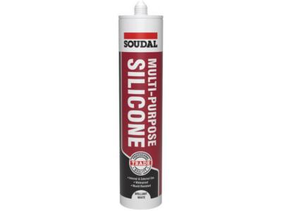 Soudal 121643 Mehrzweck Silikon weiß 