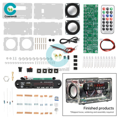 DIY Bluetooth Speaker Kit FM Radio DIY Electronic Kit Soldering Practice Project