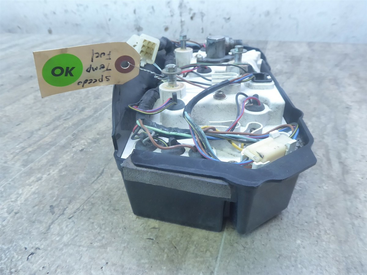 1988 Kawasaki ZX750 F Ninja K782) speedo tach fuel temp gauge