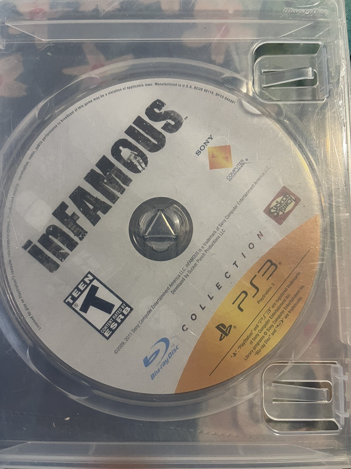 Infamous 1 Collection Game Sony Playstation 3 Ps Ps3 Disc 1 Only Ebay
