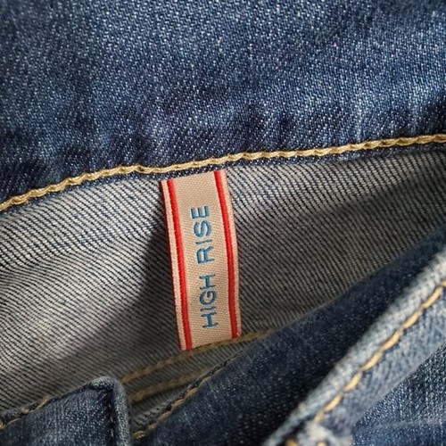 Pantaloncini denim a vita alta Sneak Peak Juniors con patchwork taglia grande - Foto 6 di 7