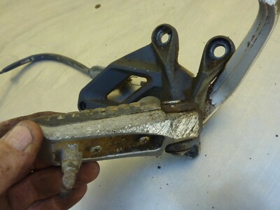 Right side foot peg & bracket ZX14 Kawasaki 16 #PP11 | eBay