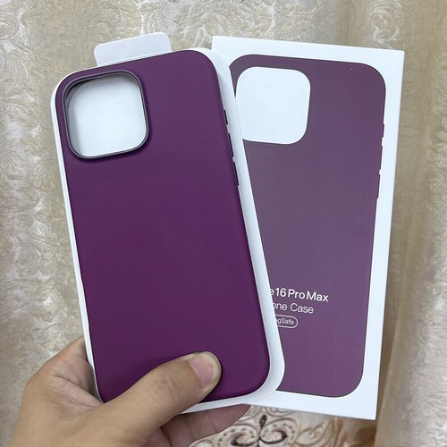 HIGH QUALITY Silicone Case MagSafe Magnetic for iPhone 16 15 14 13 12 Pro Max - Photo 56 sur 74