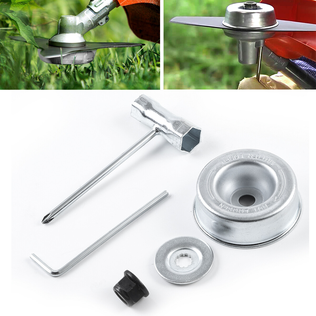 Stihl Trimmer Blade Adapter Maintenance Kit For FS55R FS56R FS90-130 Brush Cutters - Washer & Nut Set