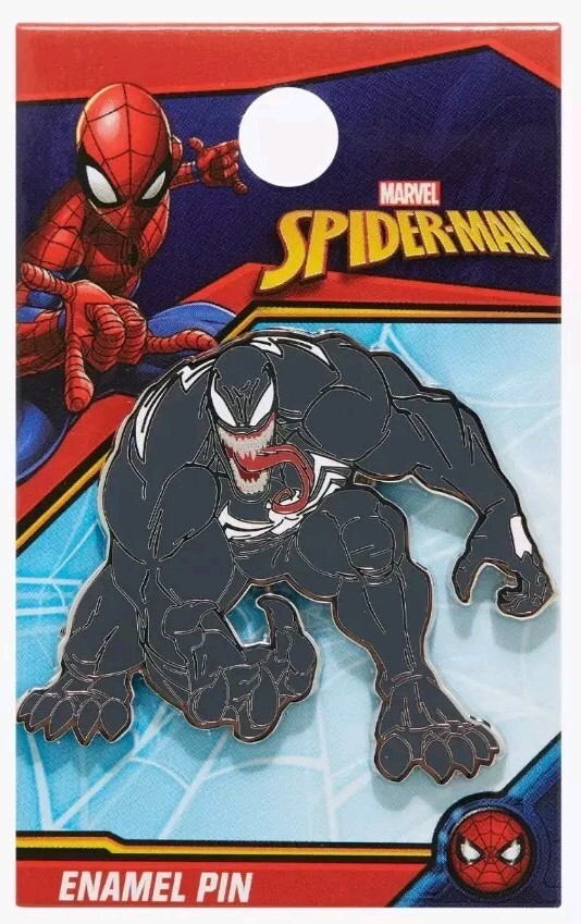 Spider-Man Venom Exclusive LE Marvel Venom Dynamic Pose Enamel Pin
