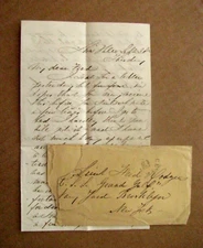 CIVIL WAR US NAVY RODGERS FAMILY LETTER SION HILL, MARYLAND