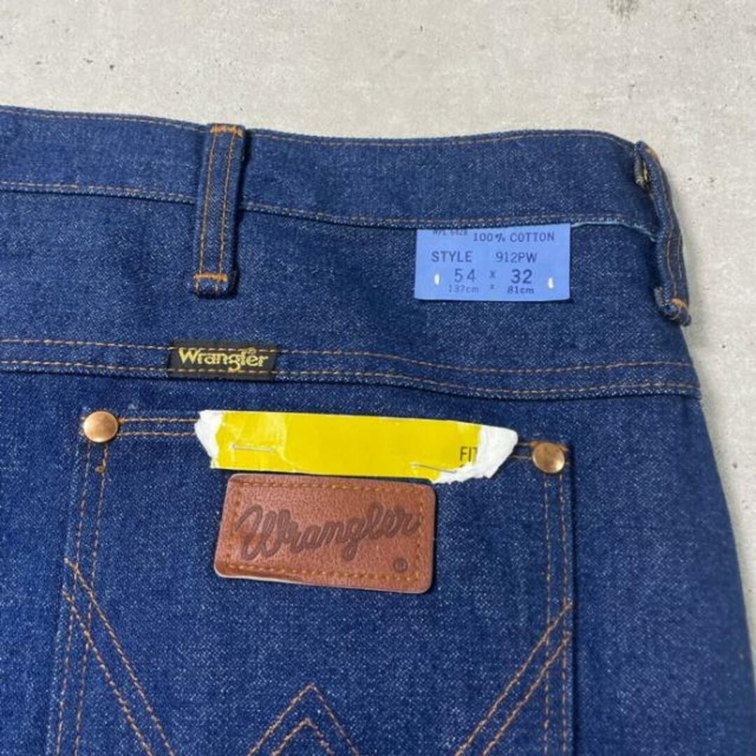 DEADSTOCK NOS 80s USA Wrangler Denim Pants 912PW IDEAL Big Size 