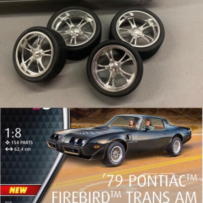 1:8 21  Schott Wheels for the new Revell Trans Am Kit (Model Kit Not Included)