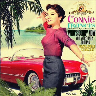 Repro Photo CONNIE FRANCIS You Were Only Fooling MGM USA 7'' Cover Size 18x18cm