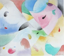 June Felter - Lyric Abstract Watercolor
