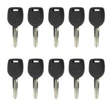 New Uncut Transponder Key Replacement for Mitsubishi 4D60 Chip MIT1 (10 Pack)