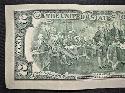 Two Dollar FW US Bills 2003A & 1995 Over Twenty Years In Age - Picture 8 of 10