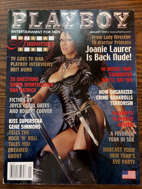 Playboy Magazine January 2002 W/Centerfold 