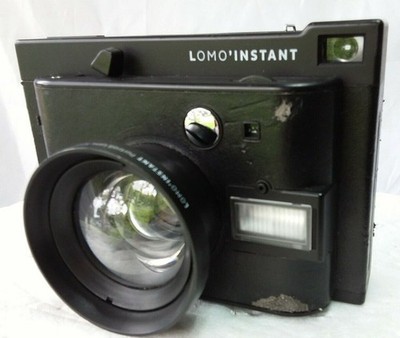 Lomography Lomo Instant LI800B Black Instant Film Camera Multiple Lenses Tested