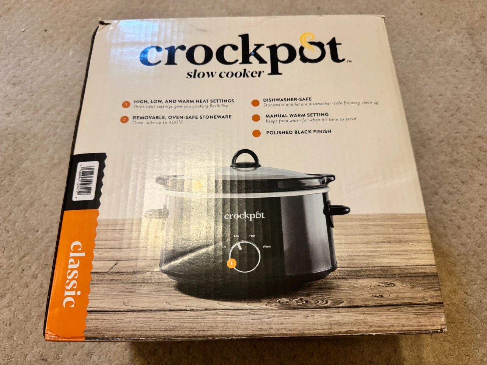Crock Pot The Original Slow Cooker 4 Quart Classic